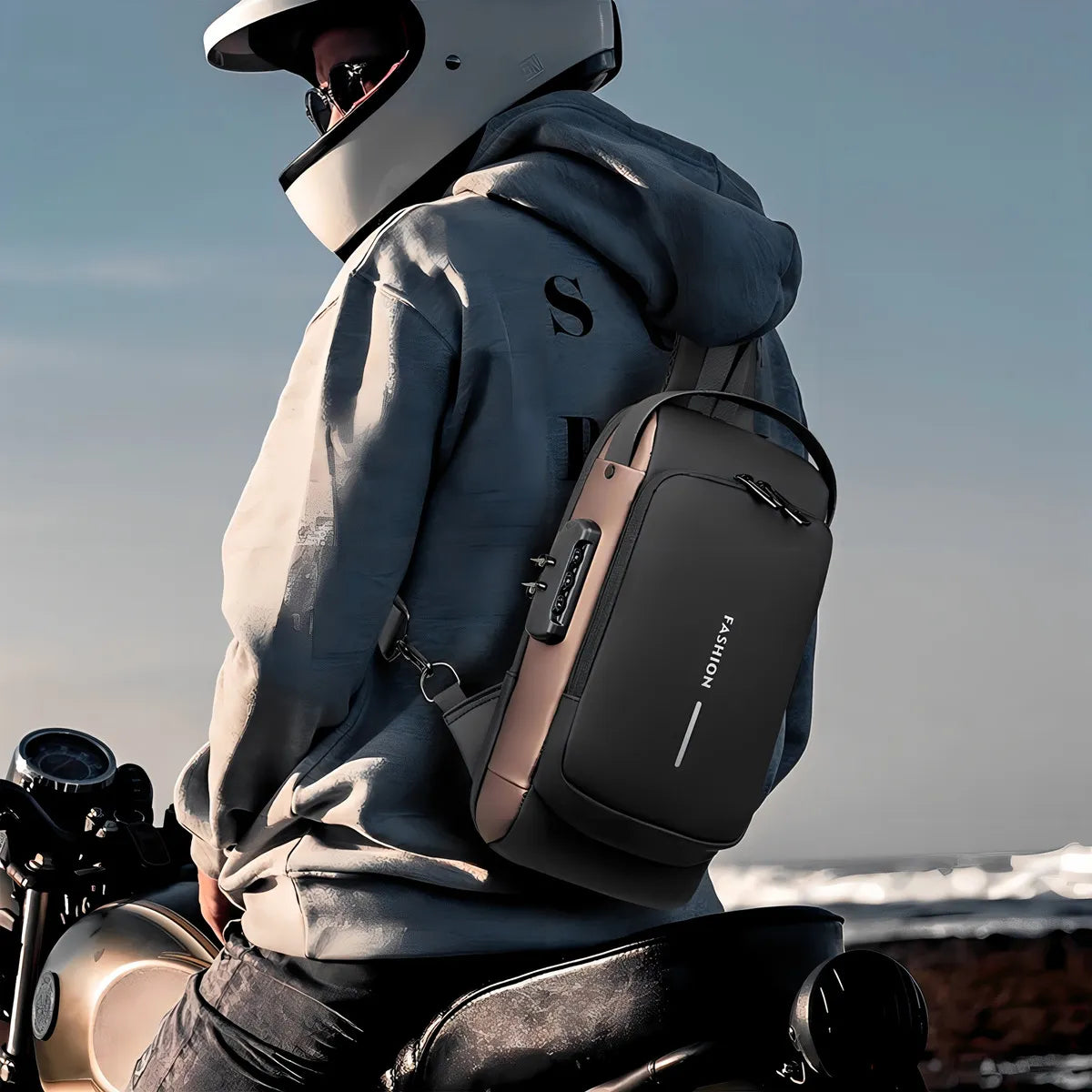 Bolso Bandolera Antirrobo Clave USB