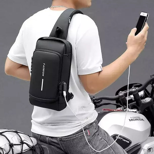Bolso Bandolera Antirrobo Clave USB