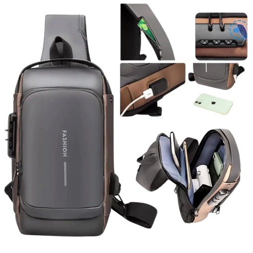 Bolso Bandolera Antirrobo Clave USB